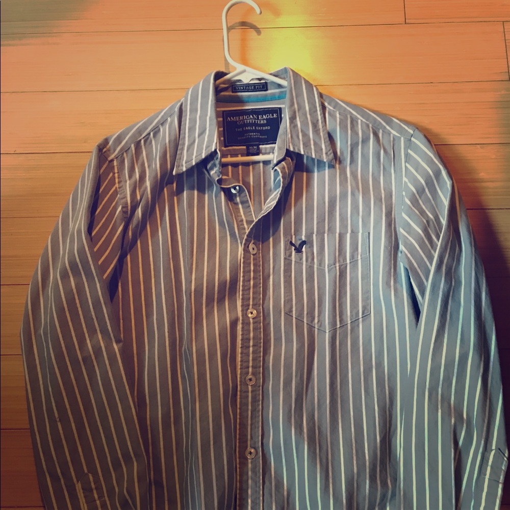 American Eagle Brand Oxford Button Down
